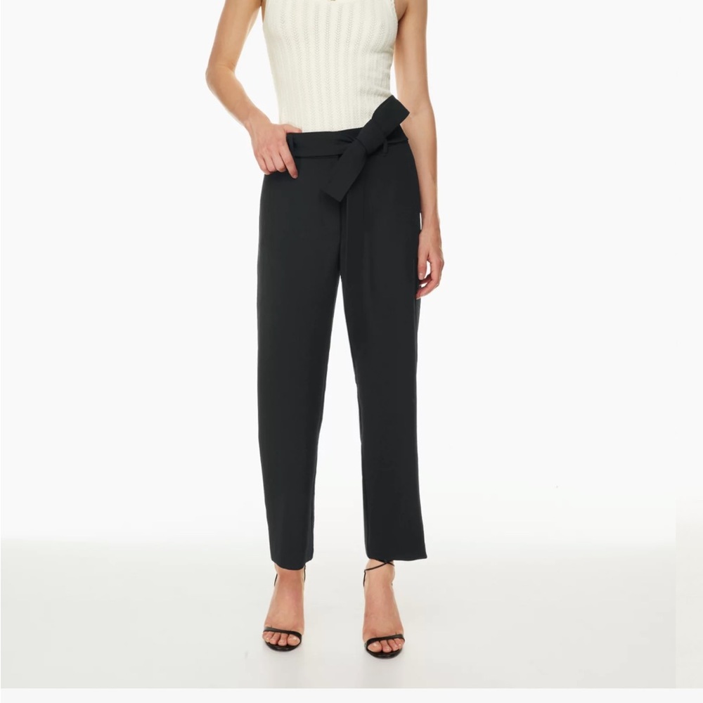 Aritzia Babaton Size 6 Tie Front pant